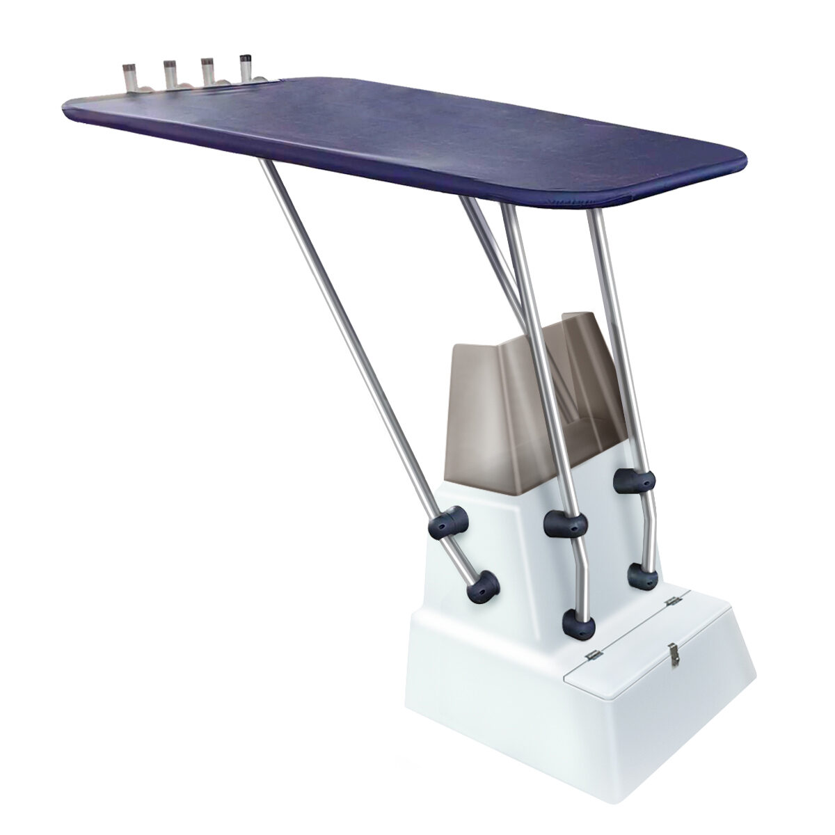 Oceansouth Adjustable Seat Pedestal Silver 330-480 mm